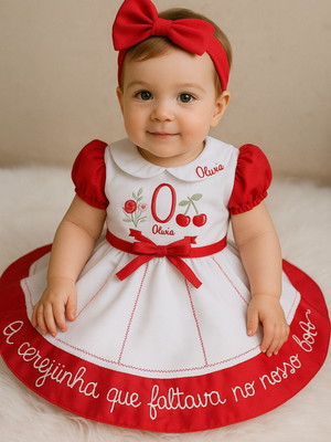 Vestido cerejinha