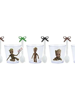 Copinhos com colherzinhas: groot