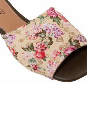 Chinelo de quarto em tecido 100%algodão