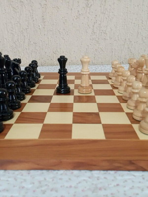 Jogo de xadrez tradicional pau ferro grande