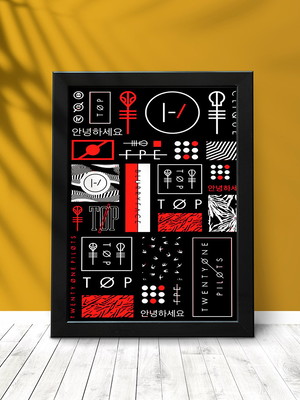 Quadro a5 twenty one pilots 5 blurryface