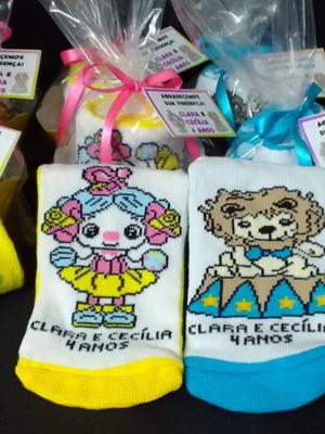 Meias personalizadas - circo / circo vintage