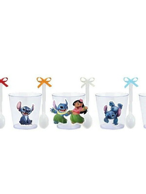Copinhos com colherzinhas: lilo e stitch
