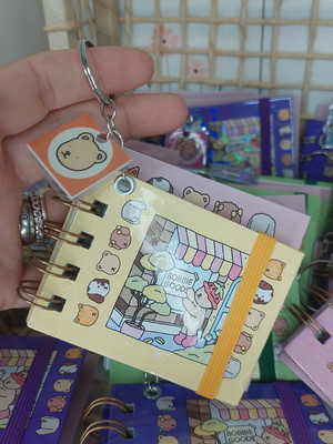 Kit com 15 chaveiro de colorir do bobbie goods