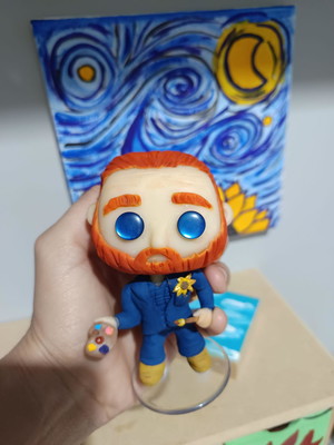 Boneco van gogh biscuit