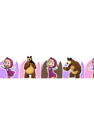50 forminhas / toppers: másha e o urso