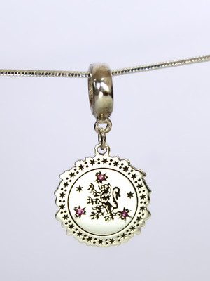 Conjunto de berloques as casas de hogwarts prata