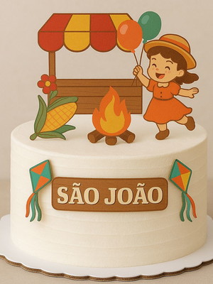 4 topos de bolo festa junina são joão topo festa junina