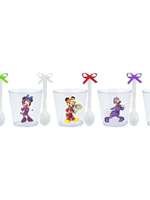 Copinhos com colherzinhas: mickey aventuras sobre rodas