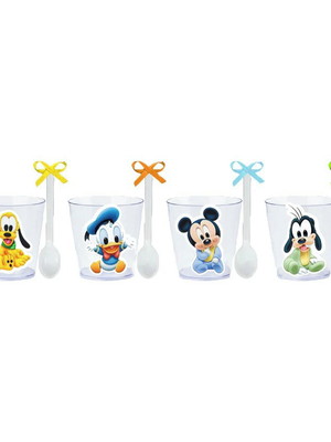 Copinhos com colherzinhas: mickey baby
