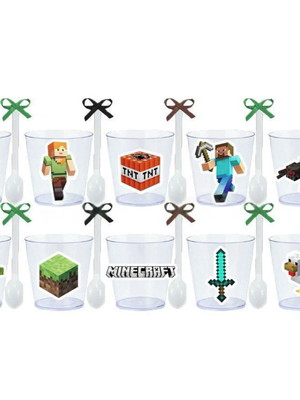 Copinhos com colherzinhas: minecraft
