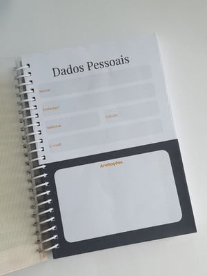 Caderno pequeno a5 - caderno com logotipo capa dura
