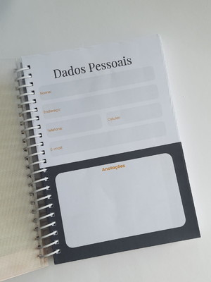 25 cadernos pequenos a5 - caderno com logotipo capa dura