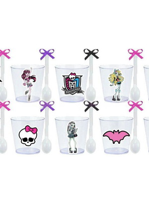 Copinhos com colherzinhas: monster high