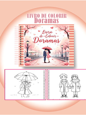 Arquivo digital livro de colorir doramas encantadores