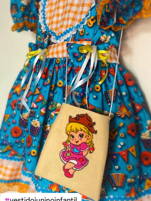 Vestido junino tamanho 4