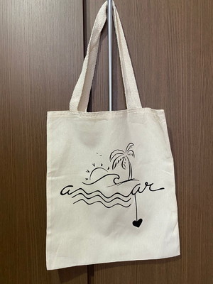 Bolsa ecobag 100% algodão praia viagem piscina
