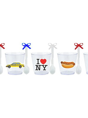 Copinhos com colherzinhas: nova iorque new york
