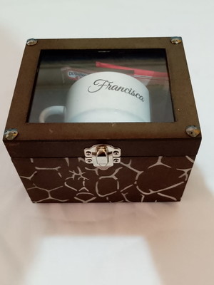 Caixa xícara personalizada