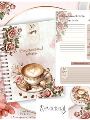Devocional café com deus com 244 páginas