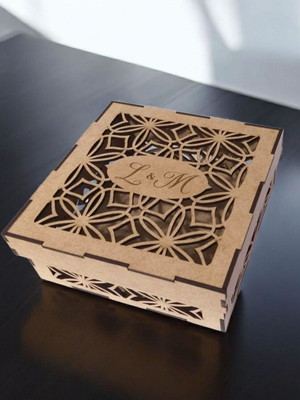 Caixa personalizada em mdf