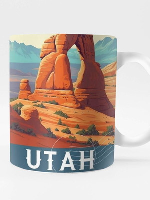 Caneca personalizada arte cidade utah