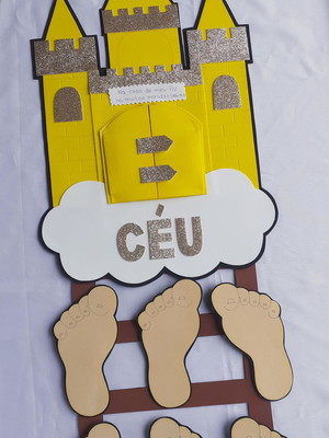 Passos para o céu recurso visual