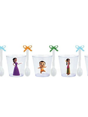 Copinhos com colherzinhas: pequeno poderoso bheem