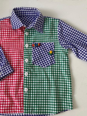 Camisa junina colorida