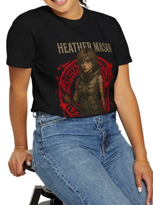 Camiseta silent hill heather mason 100% algodão