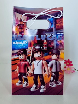 Sacola personalizada elegante roblox
