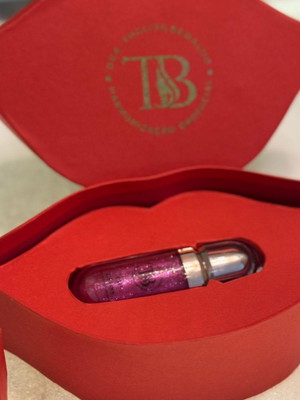 Caixa formato de boca para gloss ou batom - brinde criativo