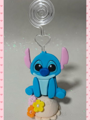 Lembrancinha stitch porta foto