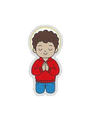 Patch bordado termocolante carlo acutis