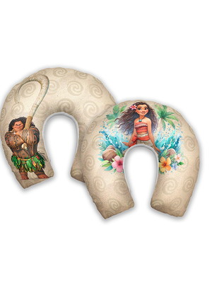 Almofada pescoço moana e maui