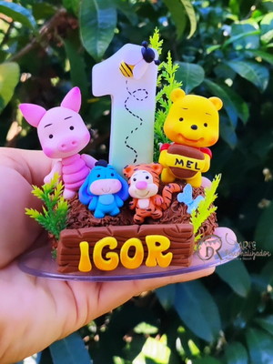 Vela ursinho pooh