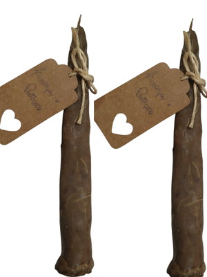 Velas artesanais 1 un proteção e limpeza cera de abelha