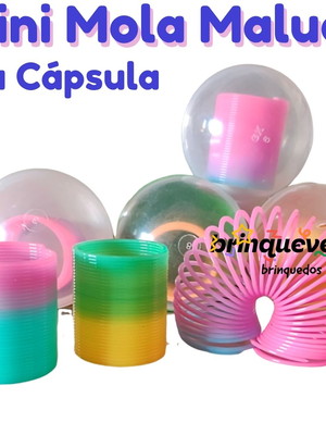 Mini brinquedo mola maluca kit lembrancinha aniversário 2"