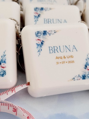 Fita métrica plástica de 1 metro personalizada
