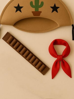 Kit acessórios cangaceiro infantil
