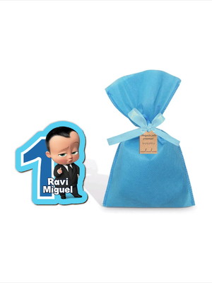 Imã poderoso chefinho personalizada com saquinhos + tag