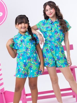 Macaquinho infantil stitch sorvete