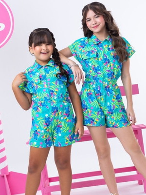 Macaquinho infantil stitch sorvete