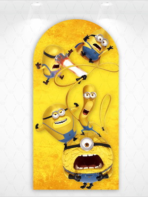 Painel retangular ou romano vestfácil minions - 1mx2m