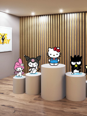 Display hello kitty e sua turma (de mesa)