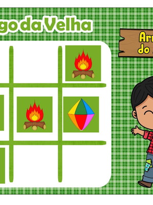 Jogo da velha lembrancinha personalizada - festa junina