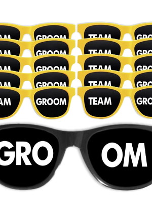Kit óculos team groom festa do noivo despedida + 1 grátis