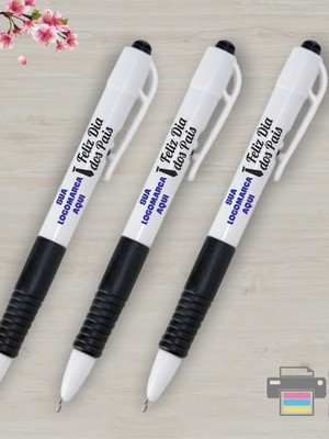 Caneta personalizada dia dos pais (100 canetas)
