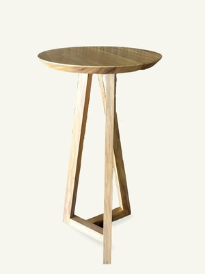 Mesa bistrô madeira maciça peroba rosa