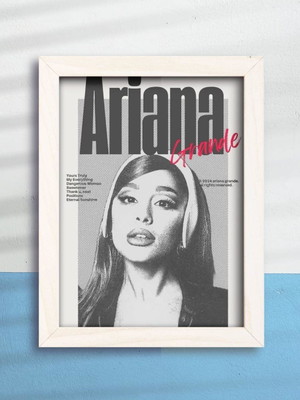 Quadro decorativo arte ariana grande